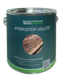 500ml Holzschutzöl TerraCare (Farbton "Kaffee") für das Abdeckbrett zum Selbstauftragen und Pflegen
